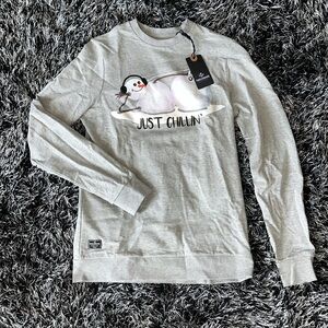 Threadbare pullover sweater